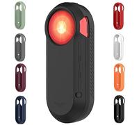 AWADUO Compatible with Garmin Varia RTL515 Protective Case Cover, Smartwatch Silicone Protective Case Cover Shell Protector Coverage(Black)