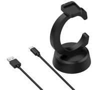 AWADUO Compatible with Huawei Band 11/11 Pro/10 Replacement Smartwatch Charging Dock Stand with Cable Type C Extension Cord Charger Cables, Compatible with ROSSINI 2i Watch Accessories(Black,1m/3.3ft)