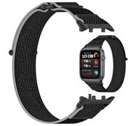 AWADUO Compatible with Huawei Watch D2 Replacement Band Nylon Wrist Strap Bracelet Soft And Durable with Quick Release Smartwatch Accessorie(Black+Grey)