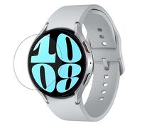 AWADUO Compatible with Samsung Galaxy Watch 6 44mm/Watch 5 44mm Screen Protector, 0.33mm Watch Tempered Glass Screen Film Protector, Made From Real Glass