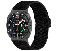 AWADUO Compatible with Samsung Galaxy Watch 8 (40mm 44mm)/8 Classic Replacement Band, 22mm Nylon Wrist Strap Bracelet Soft And Durable with Quick Release Smartwatch Accessorie(Nylon Black)