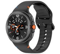 AWADUO Compatible with Samsung Galaxy Watch 8 Classic/8 (40mm 44mm) Replacement Band, 22mm Silicone Wrist Strap Bracelet Soft And Durable with Quick Release Smartwatch Accessorie(Large Size/Black)