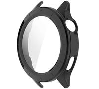 AWADUO Compatible with Xiaomi Watch S4/Watch S4 eSIM Smartwatch Full Coverage PC Protective Case Cover with Tempered Glass Touchable Screen Protector Smartwatch Accessories(Black)
