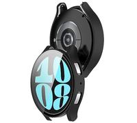 AWADUO Smartwatch Full Coverage PC Protective Case Cover With Tempered Glass Screen Protector Compatible With Samsung Galaxy Watch 6 40mm, Soft And Durable