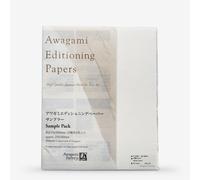 Awagami Washi : Japanese Paper : Printmaking Sample Pack : 21x26cm (Apx.8x10in) : 20 Sheets