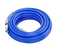 awagas 15m 1/4” Airless Paint Sprayer Hose, 3500 PSI High Pressure Fiber Pipe Universal Flexible Fiber Tube Spray Hose for Sprayer Gun Sprayer Water (50ft-Blue)