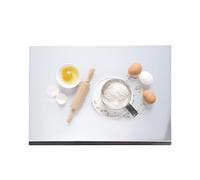 awagas 70 x 50 cm Stainless Steel Plate Chopping Board Large Stainless Steel Pasta Board Non-Slip Stainless Steel Worktop Kitchen with Stop Edge for Kneading Pizza Bread Cake Baking Board for Kitchen