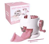 awagas Knitting Machine 22 Needles Round Weaving Loom, Crochet Hooks Smart Knitting Machine, Circular Double Knit Loom for Adults Kids Socks Hats Scarves