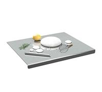 awagas Large 304 Stainless Steel Cutting Chopping Boards, 50x50cm(20") Heavy Duty Cutting Board Worktop 2.1kg Thicken Kitchen Pastry Noodle Boards for Kneading Rolling Bread Dough Meat Vegetables