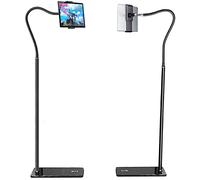 awagas Tablet Floor Stand Holder Adjustable 360 Swivel Gooseneck Floor Stand, 176cm Tall Universal Cell Phone IPad Holder for Cellphones iPhone iPad Mini iPad Air and All 4.6-13" Tablet