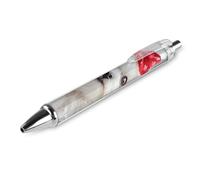 Awaiting Christmas with Maltese Cute Retractable Ballpoint Pen 0.5 Mm Fine Smooth Writing for Home Office Black 1 PCS AS PIC 2