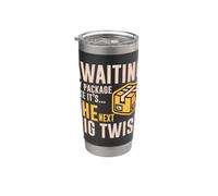 Awaiting My Package Like IT S THE Next Big Twist Stainless Steel Insulated Tumbler