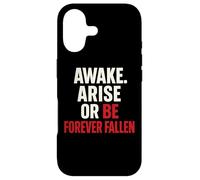 Awake Arise Or Be Forever Fallen - paradise lost Quote Case for iPhone 17