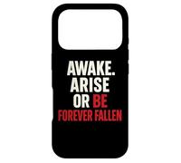 Awake Arise Or Be Forever Fallen - paradise lost Quote Case for iPhone 17 Pro