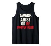 Awake Arise Or Be Forever Fallen - Paradise Lost Quote Tank Top
