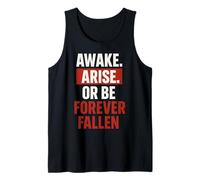 Awake Arise Or Be Forever Fallen - Paradise Lost Quote Tank Top