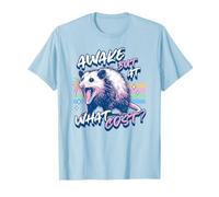 Awake but at What Cost - Always Tired Funny Opossum Lover T-Shirt