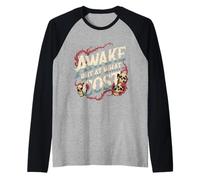 Awake But at What Cost Sarcastic Sleepy Existence - Raglan Baseball Tee
