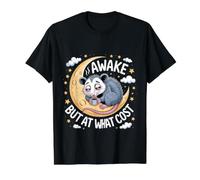 Awake But At What Cost Sarcastic Sleepy Existence - Value Graphic T-Shirt, Men, Black, M
