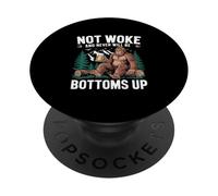awake but not woke Anti-Woke Free Speech SAY NO TO WOKENESS PopSockets Adhesive PopGrip