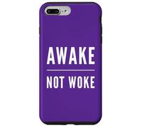 Awake Not Woke Free Speech Political Censorship Anti Woke Case for iPhone 7 Plus/8 Plus