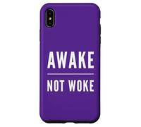 Awake Not Woke Free Speech Political Censorship Anti Woke Case for iPhone XS Max
