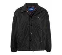 Awake NY embroidered-logo long-sleeve jacket - Black S