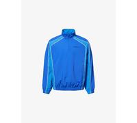 Awake Ny Mens Awake Ny Quarter Zip High-Neck Woven Track Jacket Navy L