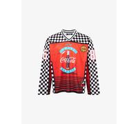 Awake Ny Mens Awake Ny x Coca Cola Hockey Long-Sleeves Woven T-Shirt Red S