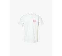 Awake Ny Mens Awake Ny x Coca Cola Real Thing Crewneck Cotton-Jersey T-Shirt White S
