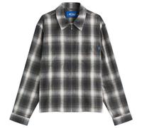 Awake NY Men's Brushed Flannel Shirt Jacket Green Multi