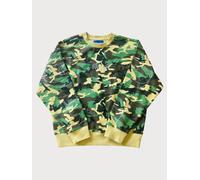 Awake NY Rhinestone Camo Sweatshirt Camo Green - Womens - S