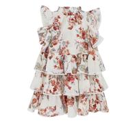 Awaken Floral Ruffle Dress Ivory 6 years