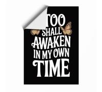 Awaken in My Own Time Typography Unframed Wall Art Print A4 (29.7×21cm), Wall Decor for Living Room, Bedroom, Office & Home, Art Gift