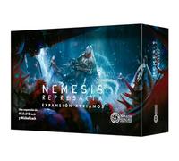 Awaken Realms Nemesis: Xyrian Retaliation, Expansion with 3 Alien Predator Miniatures, New Third Side in the Conflict, From 14 Years, From 1 to 5 Players, 120 Minutes, Spanish
