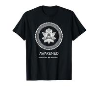 Awakened Bloom in Light Rise in Peace (Boho Mandala Graphic) T-Shirt
