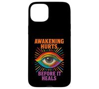 Awakening Hurts Before It Heals Third Eye Soul Enlightenment Case for iPhone 15 Plus