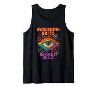 Awakening Hurts Before It Heals Third Eye Soul Enlightenment Tank Top