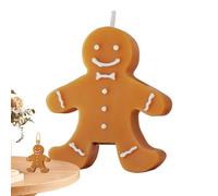awakentti Gingerbread Man Scented Candle, Christmas Scent, Gingerbread & Coffee Milk Aroma, Eco-Friendly Soy Wax, Gift for Christmas Party