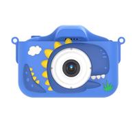awakentti Kids Camera Toys, Digital Video Camera with Soft Silicone Cover, Cute Portable Toy for Kids 3-12 Years, Blue