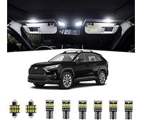 AWALITED 10pcs RAV4 Interior LED Lights Kit Super Bright LED Map Dome Light Bulbs for 2016 2017 2018 2019 2020 2021 Toyota RAV4 all models