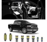 AWALITED 9pcs Ram Interior LED Lights Kit Ultra Bright White LED Replacement Bulbs for 2009 2010 2011 2012 2013 2014 2015 2016 2017 2018 2019 2020 2021 Dodge Ram 1500 2500 3500 All Cab Sizes