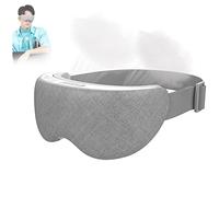 awallow Eye Steamer for Dry Eye, 1000mAh Rechargeable Steam Eye Mask with Bluetooth Music, Portable Eye Sprayer for Relax and Reduce Eye Strain Dark Circles Eye Bags Improve Sleep,Grey