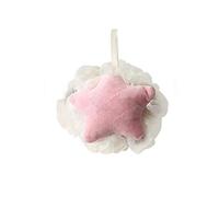 AWANEYQ Shower Sponges 1Pc Blue/Pink Bathroom Shower Sponge is Easy to Foam, 12x12cm Flower Bath Ball Rubbing Towel Can Provide Rich Foam for Adults(A)