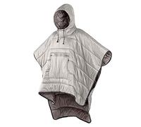 AWANG Men Women Hoodie Blanket Sweatshirt, Wearable Hoodie Poncho Cloak Sleeping Bag Ultralight Warmth Hoodies Blanket Windproof Water-resistant Cloak Warm Cover Coat, One Size Fits All (Khaki)