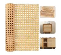 AWAOVV 1 Roll Caning Material, 16" x 3.3 Ft PE Woven Rattan Mesh, Waterproof 40 Inch Long Rattan Webbing Roll for Furniture,Chairs, Cabinets, Ceilings