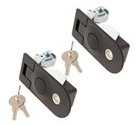 AWAOVV 2 Pcs Caravan Door Lock RV Compartment Door Deadbolt, Heavy Duty RV Locks for Marine Boat Cabinet Toolbox