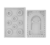 AWAOVV 2Pcs Bead Design Board Bracelet Design Board Flocked Bead Board Necklace Beading Jewelry Organizer Tray DIY Jewelry Making Tray
