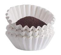 AWAOVV 500Pcs Coffee Filter Papers, Round Commercial Filters, White Basket Coffee Filters for Commercial Machine, 25 x 25 x 0.1cm