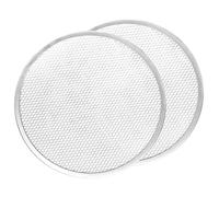AWAOVV Pizza Screen, Pizza Pan,Pizza Pan for Oven, Pizza Tray, 12 Inch Seamless-Rim Aluminum Non Stick Pizza Screen (2PCS)